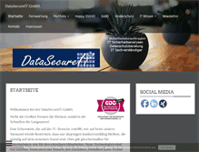 Tablet Screenshot of datasecureit.org